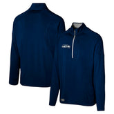Seattle Seahawks Grind Iron Quarter-Zip Top College Navy - NFL
