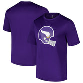Minnesota Vikings Stadium Retro T-Shirt Purple - NFL
