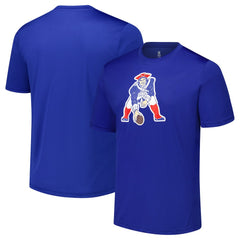 New England Patriots Stadium Retro T-Shirt Royal - NFL