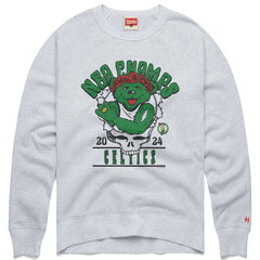 NBA - Boston Celtics Homage Unisex 2024 NBA Finals Champions Grateful Dead Tri-Blend Pullover Sweatshirt - Ash