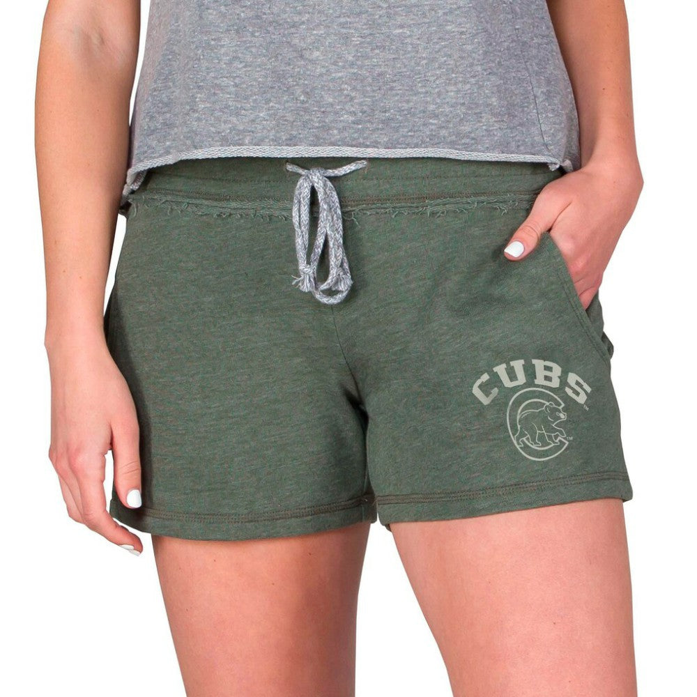 Chicago Cubs Concepts Sport Women's Mainstream French Terry Tri-Blend Shorts for sale