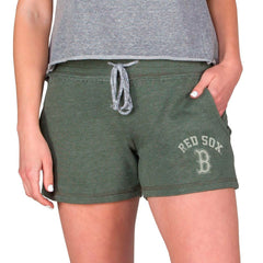 Boston Red Sox Concepts Sport Women's Mainstream French Terry Tri-Blend Shorts for sale