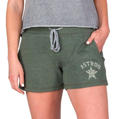 Houston Astros Concepts Sport Women's Mainstream French Terry Tri-Blend Shorts Lifestyle