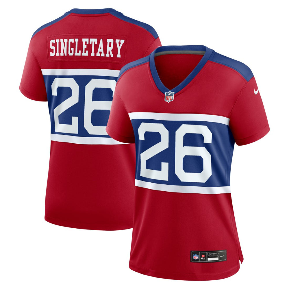 Devin Singletary New York Giants Women's Alternate Game Jersey Century Red - Nike