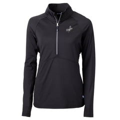Los Angeles Dodgers Cutter & Buck Women's Adapt Eco Knit Stretch Recycled Half-Zip DryTec Top Clearance