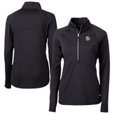 New York Yankees Cutter & Buck Women's Adapt Eco Knit Stretch Recycled Half-Zip DryTec Top On Sale