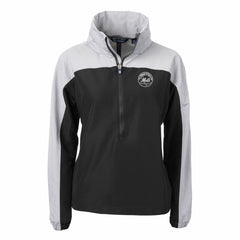 New York Mets Cutter & Buck Women's Charter Eco Recycled Half-Zip Anorak Jacket discount