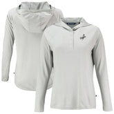 Los Angeles Dodgers Cutter & Buck Women's Coastline Epic Comfort Eco Recycled Raglan Long Sleeve Hoodie T-Shirt Online