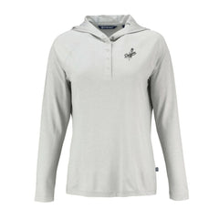 Los Angeles Dodgers Cutter & Buck Women's Coastline Epic Comfort Eco Recycled Raglan Long Sleeve Hoodie T-Shirt Online