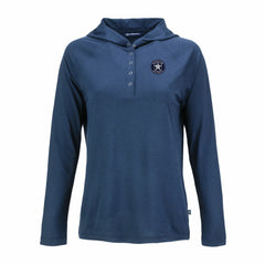 Houston Astros Cutter & Buck Women's Coastline Epic Comfort Eco Recycled Raglan Long Sleeve Hoodie T-Shirt discount
