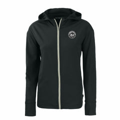 New York Mets Cutter & Buck Women's Daybreak Eco Recycled Full-Zip Hoodie for sale
