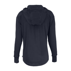 New York Mets Cutter & Buck Women's Daybreak Eco Recycled Half-Zip Hoodie Lifestyle
