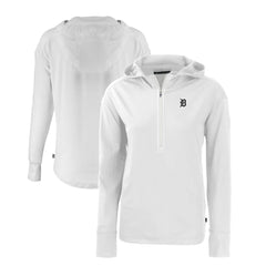 Detroit Tigers Cutter & Buck Women's Daybreak Eco Recycled Half-Zip Hoodie Sale