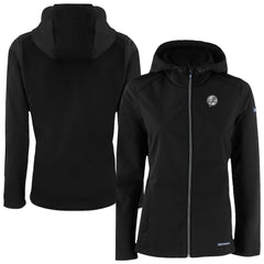 New York Yankees Cutter & Buck Women's Evoke Eco Softshell Recycled Full-Zip Hoodie Jacket discount
