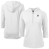 Detroit Tigers Cutter & Buck Women's Virtue Eco Pique Half-Zip 3/4 Sleeve Pullover Hoodie Online