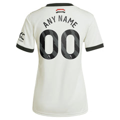 Adidas Manchester United Originals Women's 2024/25 Third Custom Replica Jerseys - Cream
