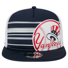 New York Yankees New Era 9FIFTY A-Frame Trucker Snapback Hat Sale