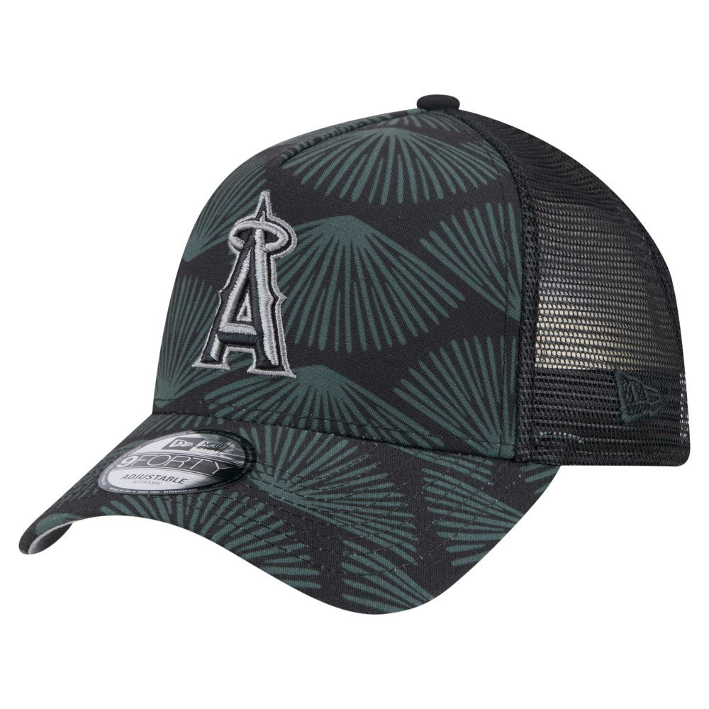 Los Angeles Angels New Era 9FORTY A-Frame Trucker Adjustable Hat discount