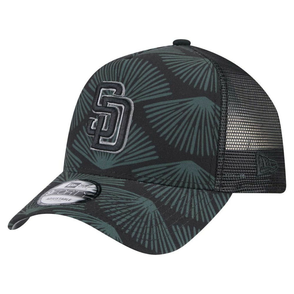 San Diego Padres New Era 9FORTY A-Frame Trucker Adjustable Hat discount