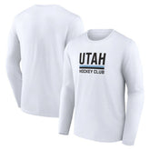 Utah Mammoth - Fanatics Secondary Logo Long Sleeve T-Shirt White