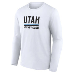 Utah Mammoth - Fanatics Secondary Logo Long Sleeve T-Shirt White