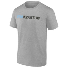 Utah Mammoth - Fanatics Wordmark Logo T-Shirt Heather Gray