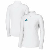 Detroit Lions Women's Sport Playa Vista IslandZone Quarter-Zip Jacket White - Tommy Bahama