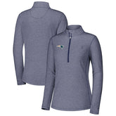 New England Patriots Women's Sport Playa Vista IslandZone Quarter-Zip Jacket Navy - Tommy Bahama