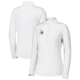 Minnesota Vikings Women's Sport Playa Vista IslandZone Quarter-Zip Jacket White - Tommy Bahama
