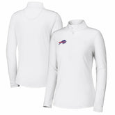 Buffalo Bills Women's Sport Playa Vista IslandZone Quarter-Zip Jacket White - Tommy Bahama