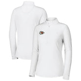 Kansas City Chiefs Women's Sport Playa Vista IslandZone Quarter-Zip Jacket White - Tommy Bahama