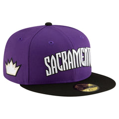 New Era - Sacramento Kings 2024/25 Classic Edition Jersey Hook 59FIFTY Fitted Hat - Purple/Black