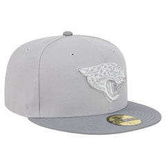 Jacksonville Jaguars New Era Iron Cloud 59FIFTY Fitted Hat Gray/Graphite - NFL