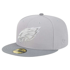 Philadelphia Eagles New Era Iron Cloud 59FIFTY Fitted Hat Gray/Graphite - NFL