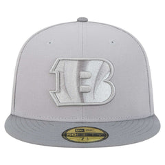 Cincinnati Bengals New Era Iron Cloud 59FIFTY Fitted Hat Gray/Graphite - NFL