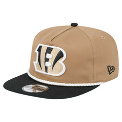 Cincinnati Bengals New Era Desert Golfer Snapback Hat Khaki/Black - NFL