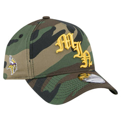 Minnesota Vikings New Era Mystic Camo A-Frame 9FORTY Adjustable Hat Camo - NFL