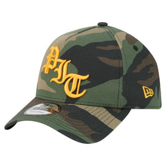 Pittsburgh Steelers New Era Mystic Camo A-Frame 9FORTY Adjustable Hat Camo - NFL