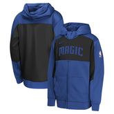 Nike - Orlando Magic Youth Authentic On-Court Showtime Performance Full-Zip Hoodie - Blue/Black