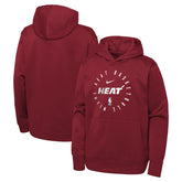 Nike - Miami Heat Youth Performance Practice Spotlight Pullover Hoodie - Red