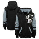 NBA - Brooklyn Nets Preschool Straight To The League Full-Zip Hoodie - Black