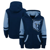 NBA - Memphis Grizzlies Preschool Straight To The League Full-Zip Hoodie - Navy