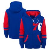 NBA - Philadelphia 76ers Preschool Straight To The League Full-Zip Hoodie - Royal