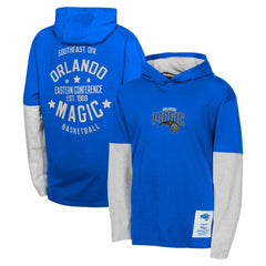 NBA - Orlando Magic Youth Small Ball Long Sleeve Hoodie T-Shirt - Blue