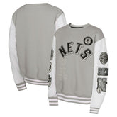 NBA - Brooklyn Nets Youth Star Treatment Pullover Sweatshirt - Gray