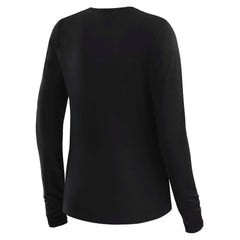 Chicago Bears WEAR by Erin Andrews x Gracie Hunt Women's Mesh Panel Long Sleeve T-Shirt Black - NFL