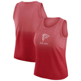 Atlanta Falcons WEAR by Erin Andrews x Gracie Hunt Women's Ombre Tank Top Scarlet - NFL