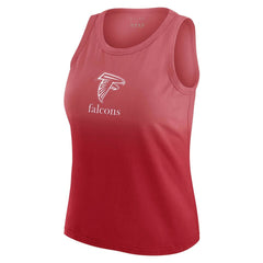 Atlanta Falcons WEAR by Erin Andrews x Gracie Hunt Women's Ombre Tank Top Scarlet - NFL