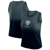 Chicago Bears WEAR by Erin Andrews x Gracie Hunt Women's Ombre Tank Top Navy - NFL