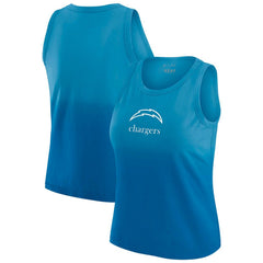 Los Angeles Chargers WEAR by Erin Andrews x Gracie Hunt Women's Ombre Tank Top Blue - NFL